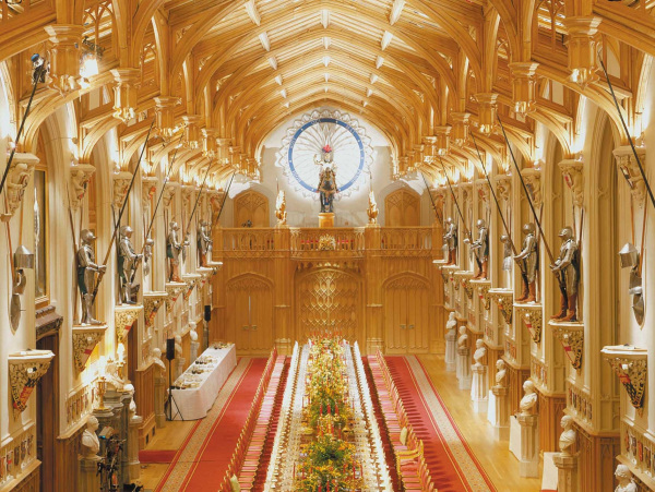 St George's Hall, Windsor Castle Photo: EZM